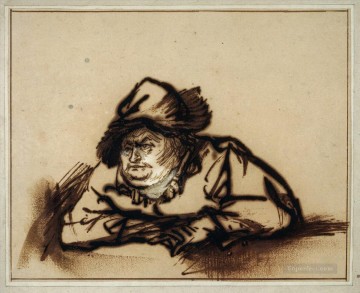 Rembrandt van Rijn Painting - Retrato de Willem Bartholsz Ruyter Rembrandt